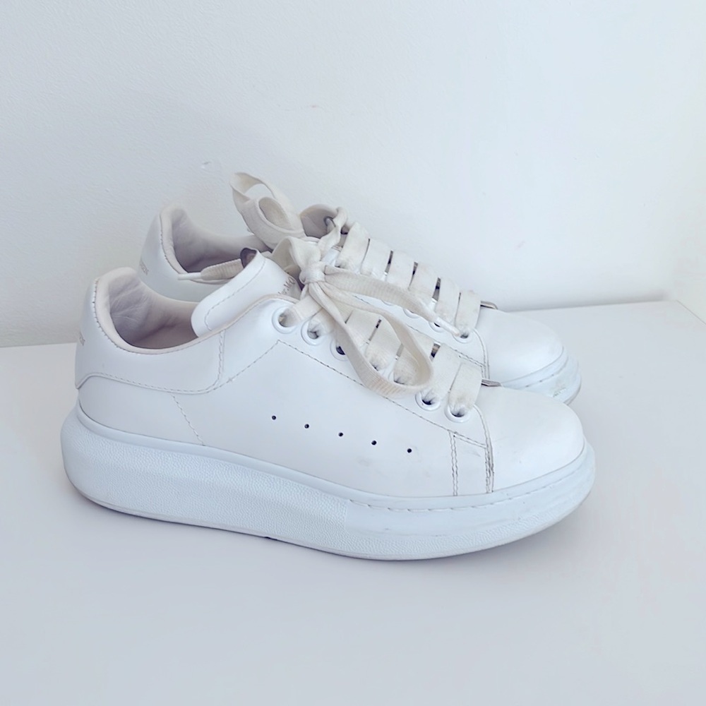 Alexander McQueen white sneakers sz36